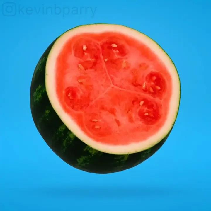 定格动画一天一苹果，健康环抱我-西瓜.jpg