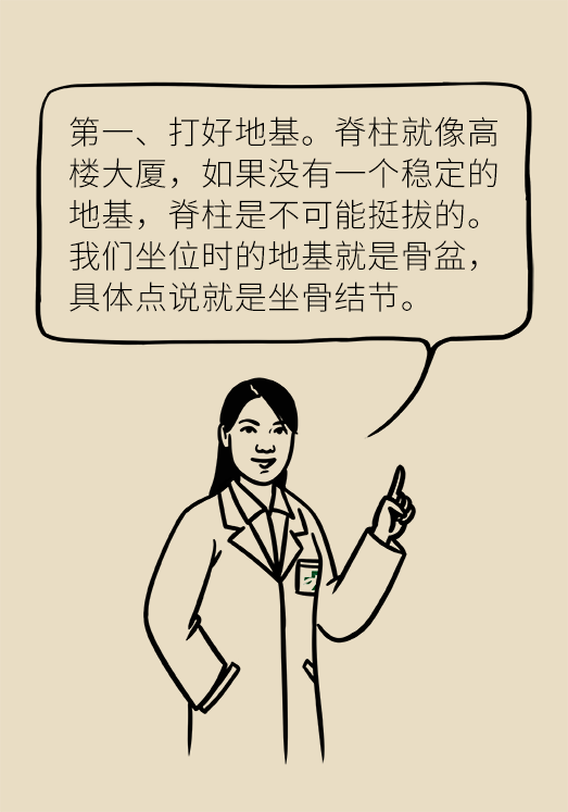 正确坐姿科普动漫制作：抬头挺胸竟然不是最正确的姿势？