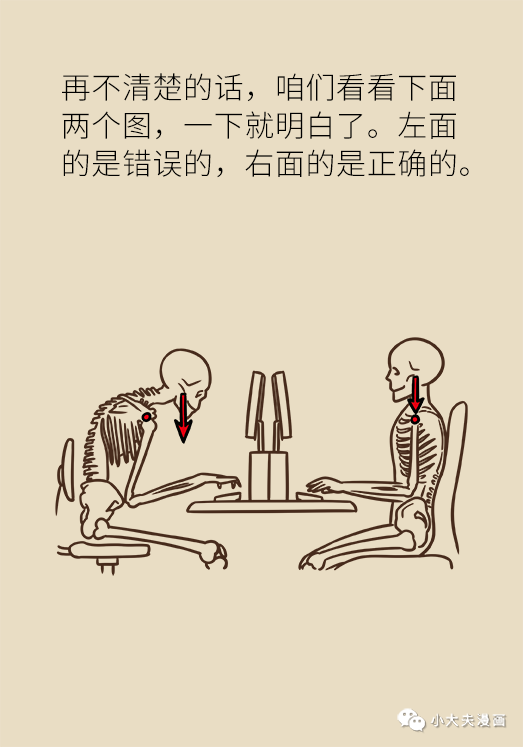 正确坐姿科普动漫制作：抬头挺胸竟然不是最正确的姿势？