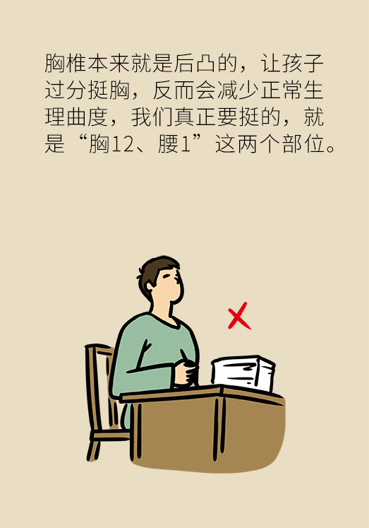 正确坐姿科普动漫制作：抬头挺胸竟然不是最正确的姿势？