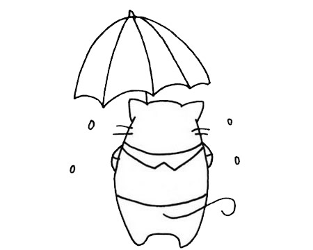 手绘猫咪怎么画呢,猫咪手绘的画法步骤教程 猫咪简笔画图片