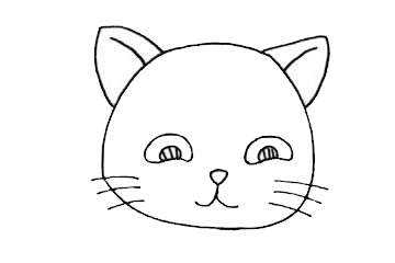 猫咪简笔画图片
