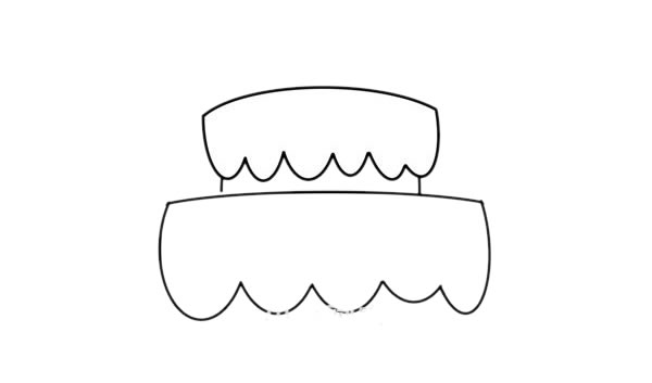手绘生日蛋糕怎么画呢,蛋糕的手绘画法步骤教程 生日蛋糕简笔画图片
