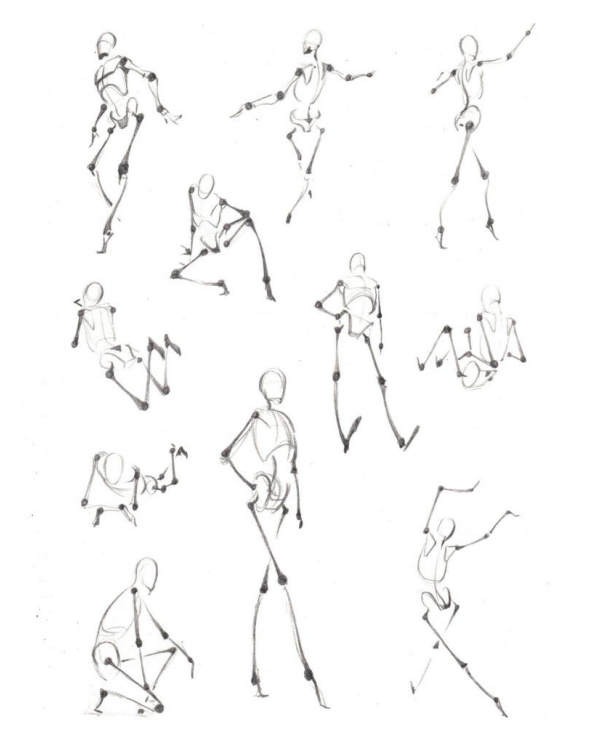 「动漫设计教程」人体绘画基础 part 01 认识骨骼(1) 「动漫设计教程」人体绘画基础 part 01 认识骨骼(1)