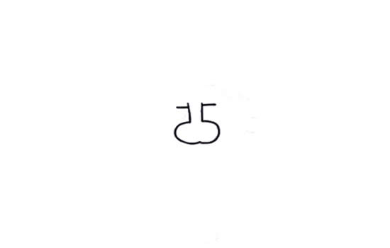 手绘狮子怎么画呢,狮子的手绘画法步骤教程 用数字5画狮子简笔画_狮子怎么画简笔画步骤图