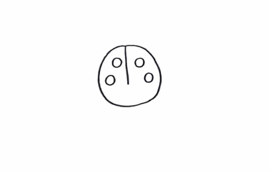 手绘瓢虫怎么画呢,手绘瓢虫的画法步骤教程 用数字画七星瓢虫简笔画,把数字1变成七星瓢虫