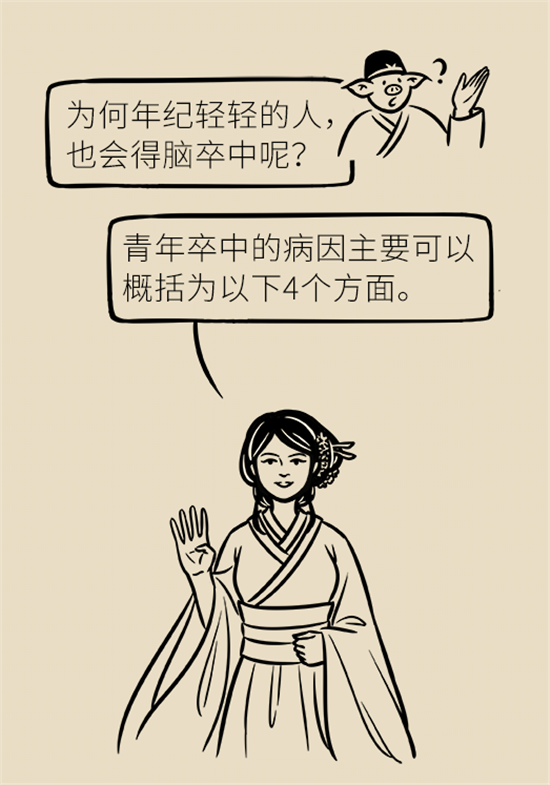 年纪轻轻别大意，小心脑卒中