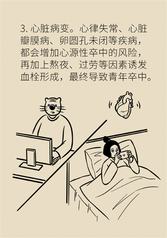 年纪轻轻别大意，小心脑卒中