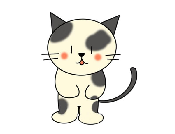 猫咪怎么画呢?猫咪手绘的画法步骤教程 卡通猫咪简笔画图片