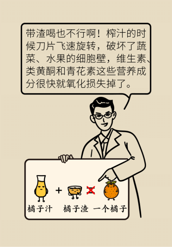 鲜榨果蔬汁排毒减肥？当心你的营养流失更多