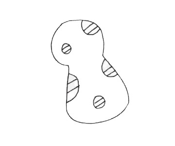 鱿鱼怎么画?鱿鱼的画法 章鱼简笔画图片
