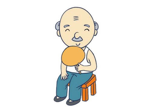 老爷爷怎么画呢?老爷爷手绘的画法 爷爷简笔画图片