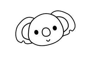 考拉画过吗?手绘考拉的画法步骤教程 考拉简笔画图片