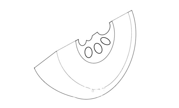 哈密瓜手绘如何画?哈密瓜手绘的画法步骤教程 哈密瓜简笔画彩色 哈密瓜简笔画步骤图解教程