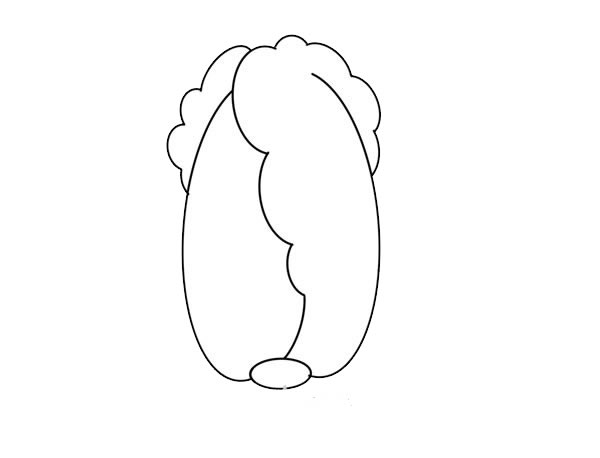 大白菜怎么画?大白菜手绘的画法步骤教程 大白菜怎么画简单漂亮 大白菜简笔画步骤图解教程