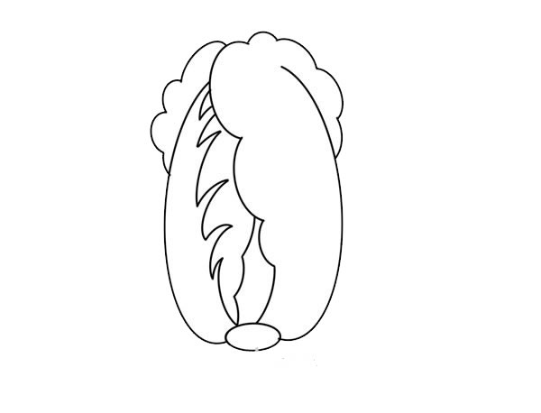 大白菜怎么画?大白菜手绘的画法步骤教程 大白菜怎么画简单漂亮 大白菜简笔画步骤图解教程