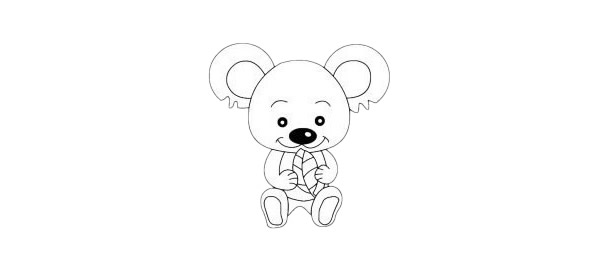 考拉怎么画呢?手绘考拉的画法步骤教程 考拉简笔画图片