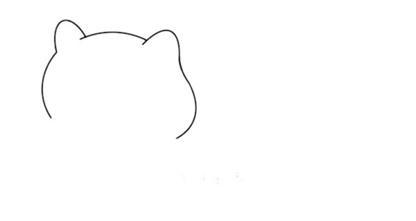 狐狸这样画萌,狐狸手绘的画法步骤教程 简单的白狐怎么画 可爱的白狐简笔画步骤图片