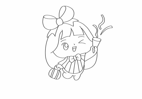 可爱小女孩怎么画?手绘可爱小女孩的画法步骤教程 可爱小女孩简笔画图片