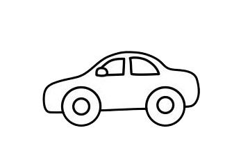 警车 警车简笔画图片步骤四