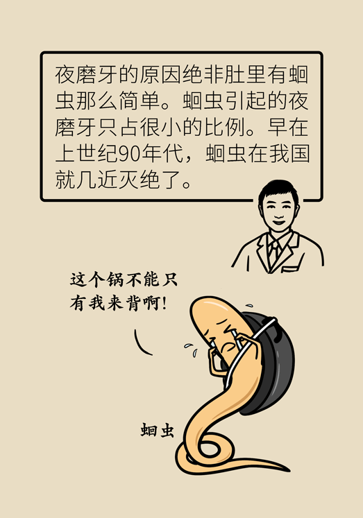 牙齿科普动漫 磨牙