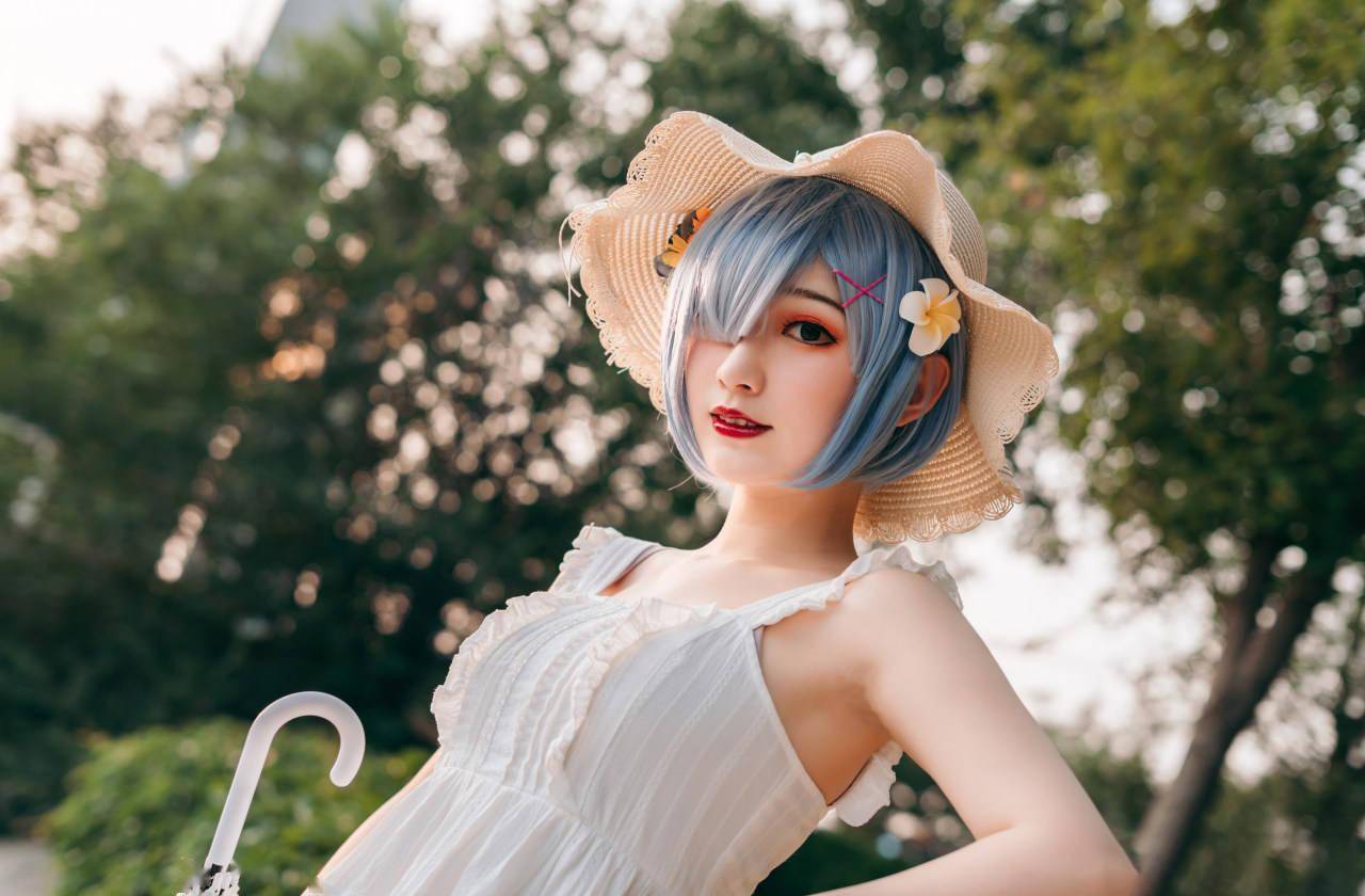 cosplay蕾姆,等你来与我相见-黄鹤楼动漫动画设计制作