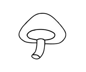 蘑菇 蘑菇简笔画图片