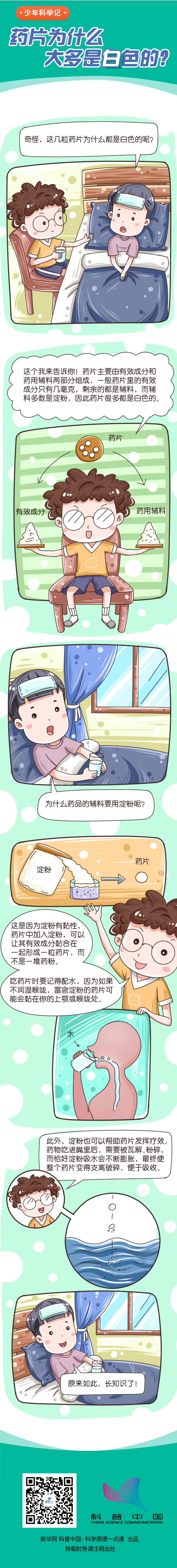 药片为什么大多是白色的