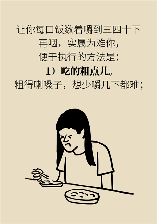 减肥进餐顺序 减肥科普制作动漫