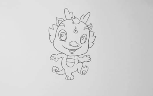 龙 卡通小龙怎么画简笔画简单漂亮