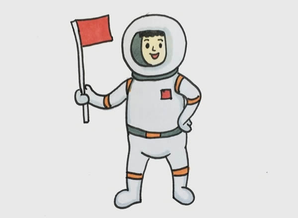 宇航员 宇航员怎么画简笔画简单又好看