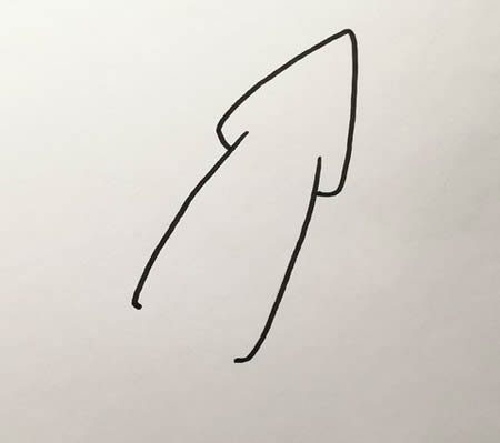 乌贼怎么画简笔画简单又好看