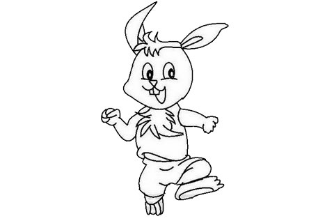 卡通兔子简笔画怎么画简单好画