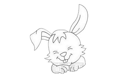 爱吃胡萝卜的小白兔简笔画怎么画最可爱