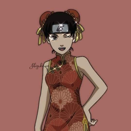 火影里的美女们穿上旗袍纲手霸气依旧雏田闪闪发光