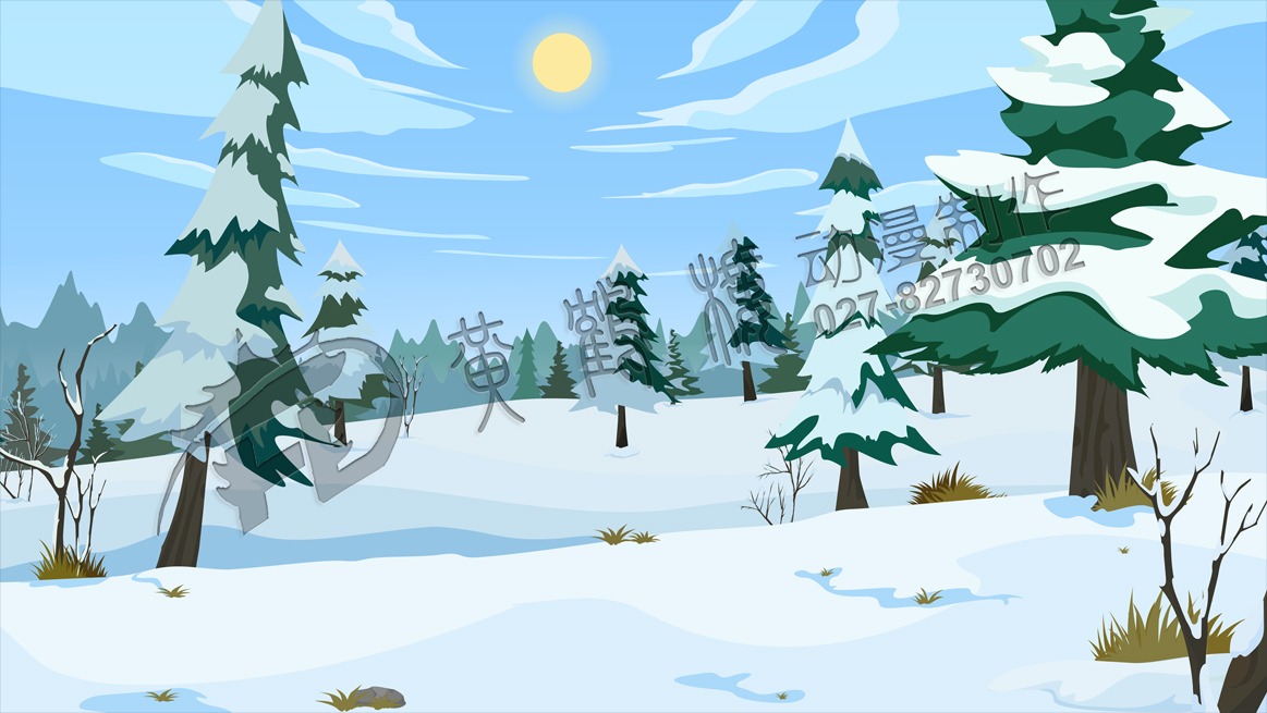教育动画片《埋在雪下的小屋》动画场景设计一.jpg