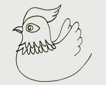 鸳鸯简笔画彩色画法怎么画