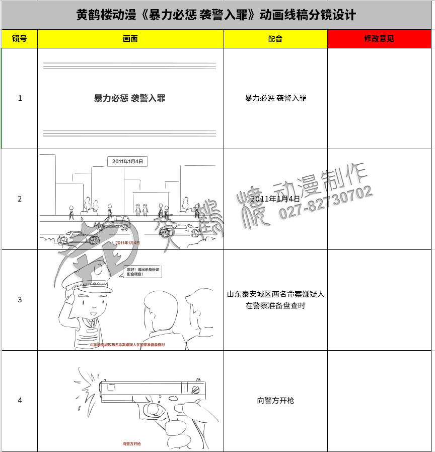 《暴力必惩 袭警入罪》动画线稿分镜设计1-4.jpg