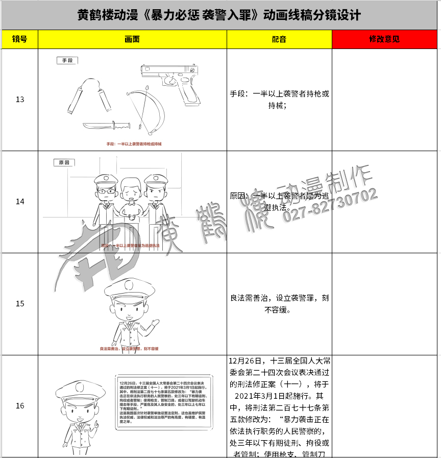 《暴力必惩 袭警入罪》动画线稿分镜设计13-16.jpg