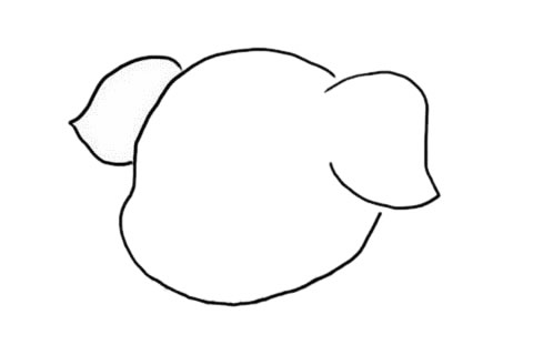猪八戒简笔画怎么画简单好画 彩色画法
