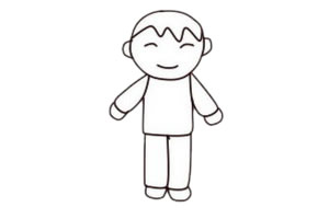 男孩简笔画怎么画简单画法