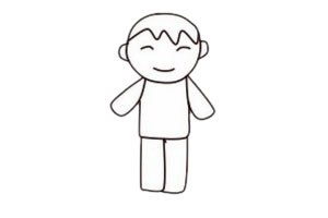 男孩简笔画怎么画简单画法