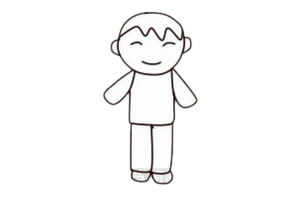 男孩简笔画怎么画简单画法