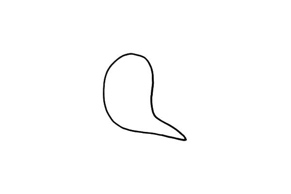 卡通蜗牛简笔画