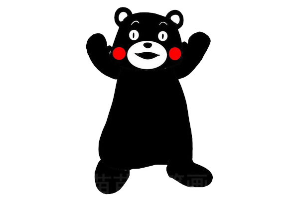 熊本熊简笔画步骤图