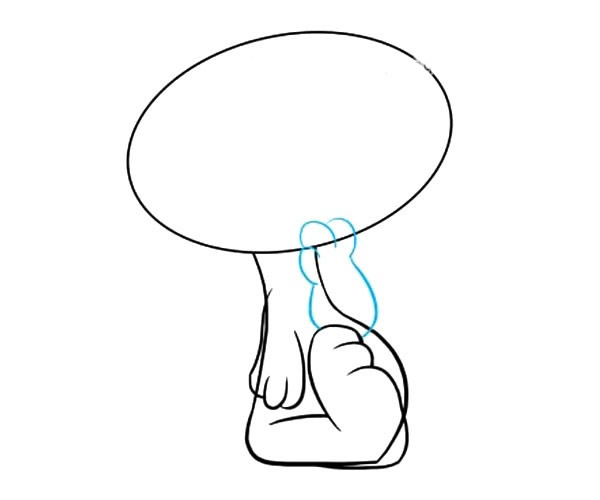 史努比的简单画法,史努比简笔画步骤图解