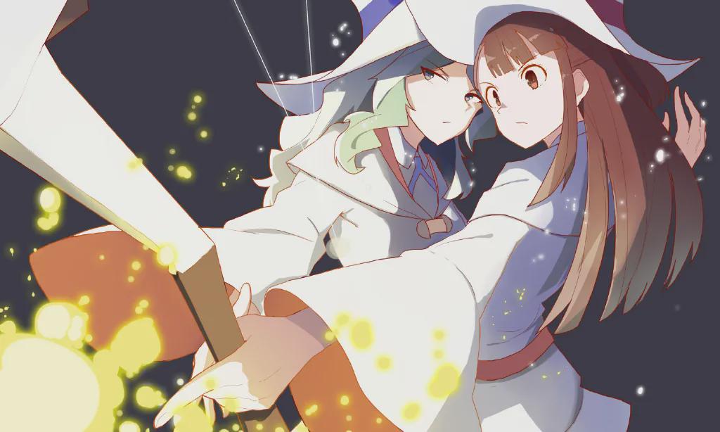 手绘动漫美图小魔女学园戴安娜