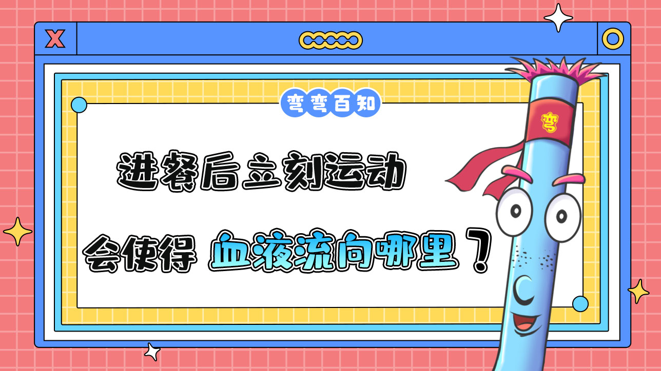 进餐后立刻运动会使得血液流向哪里？.jpg