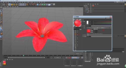 C4D怎么制作花朵开放的动画效果
