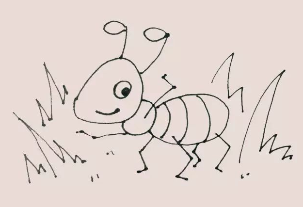 我们在小蚂蚁周围画上一些草坪和地面上的不明颗粒物。.png